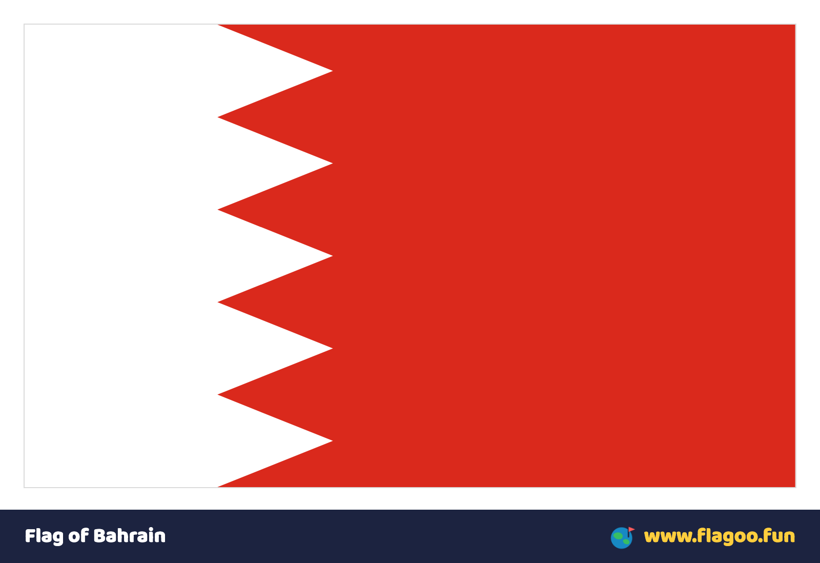 Flag of Bahrain