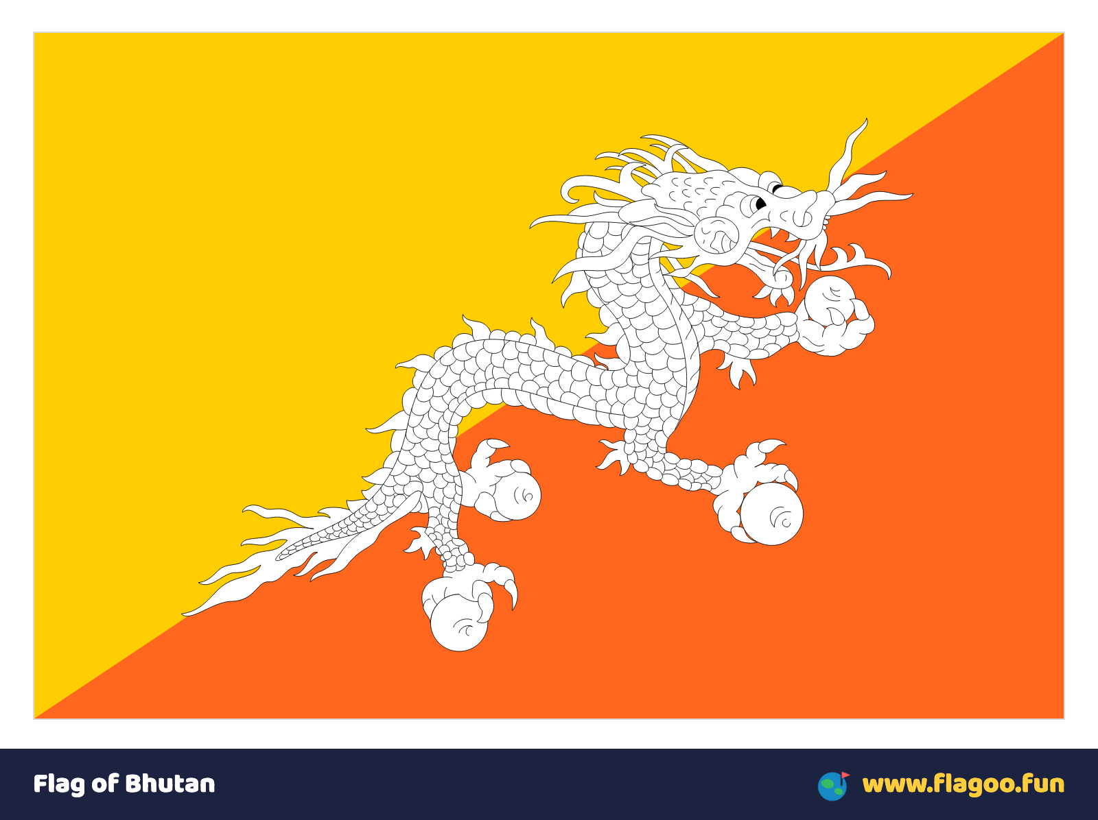 Flag of Bhutan