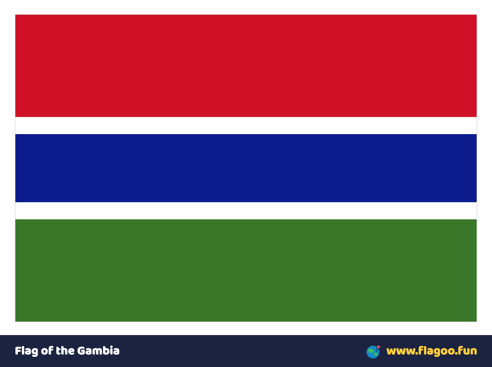 Flag of the Gambia