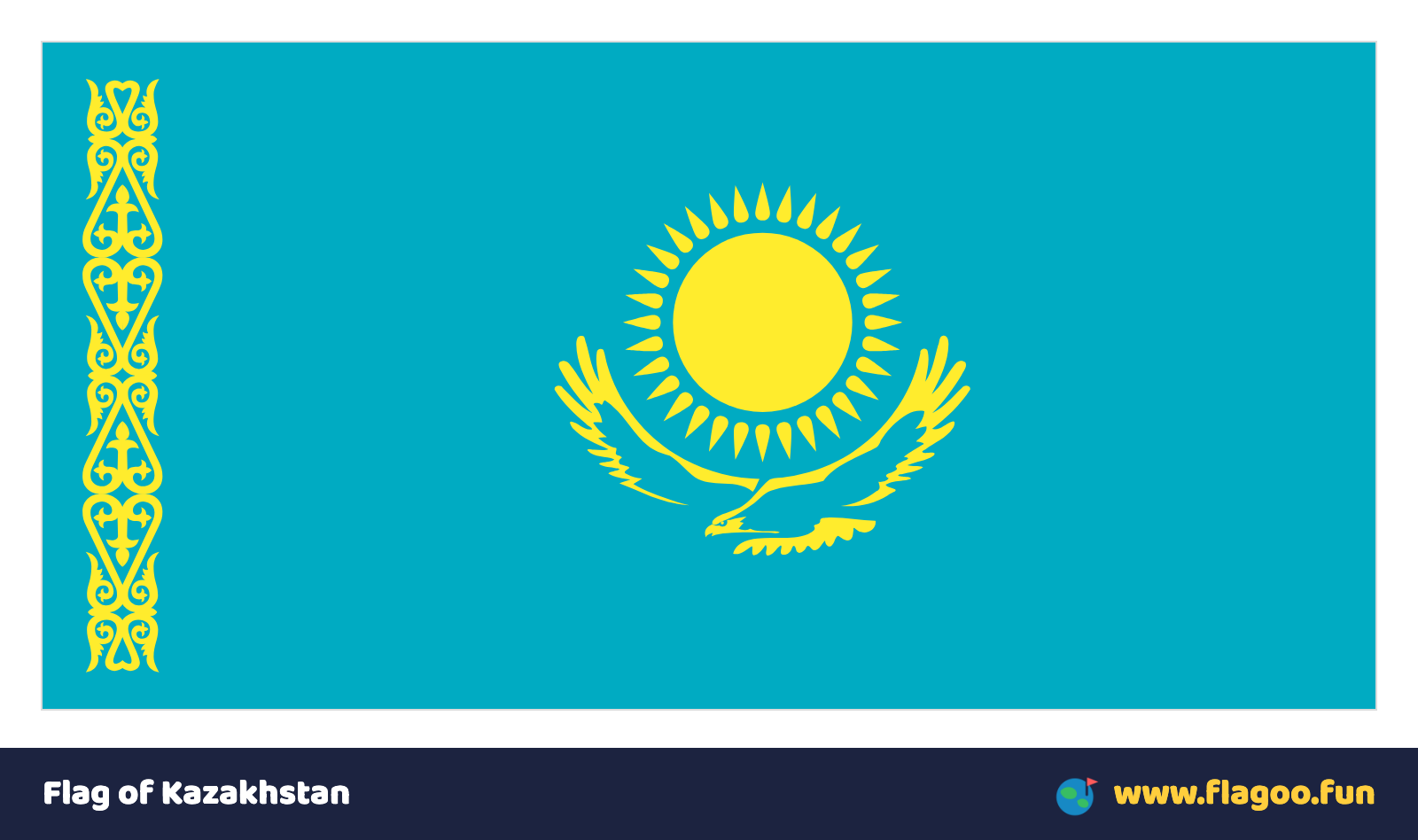 Flag of Kazakhstan