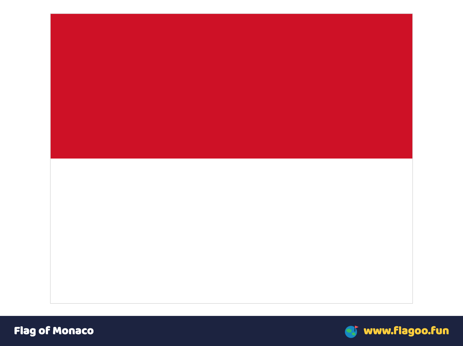Flag of Monaco