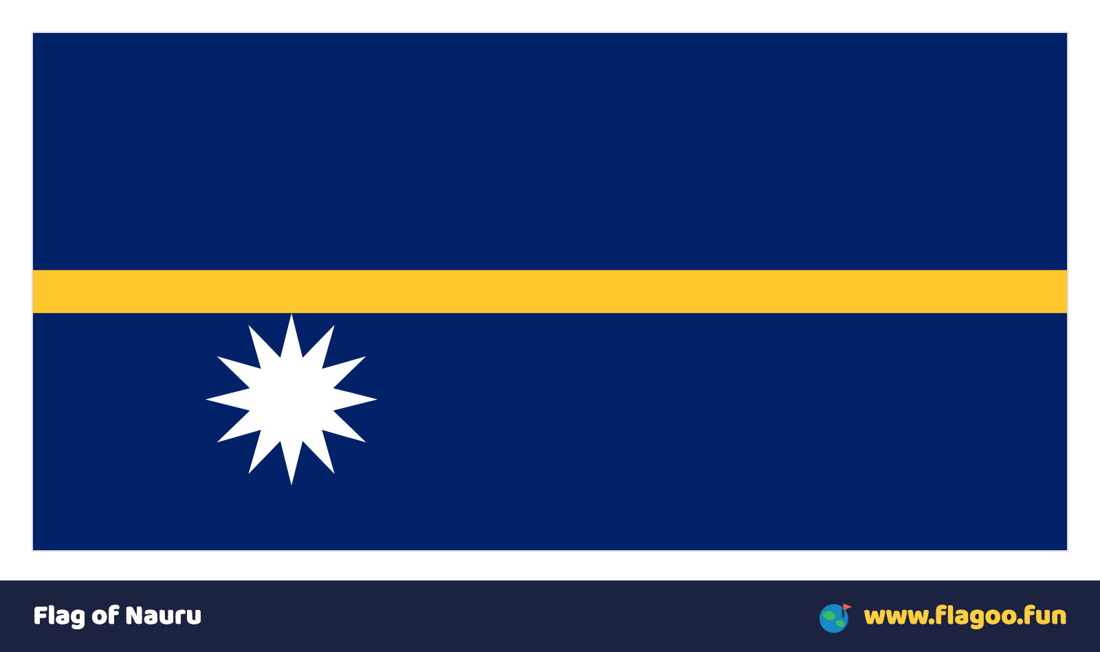 Flag of Nauru