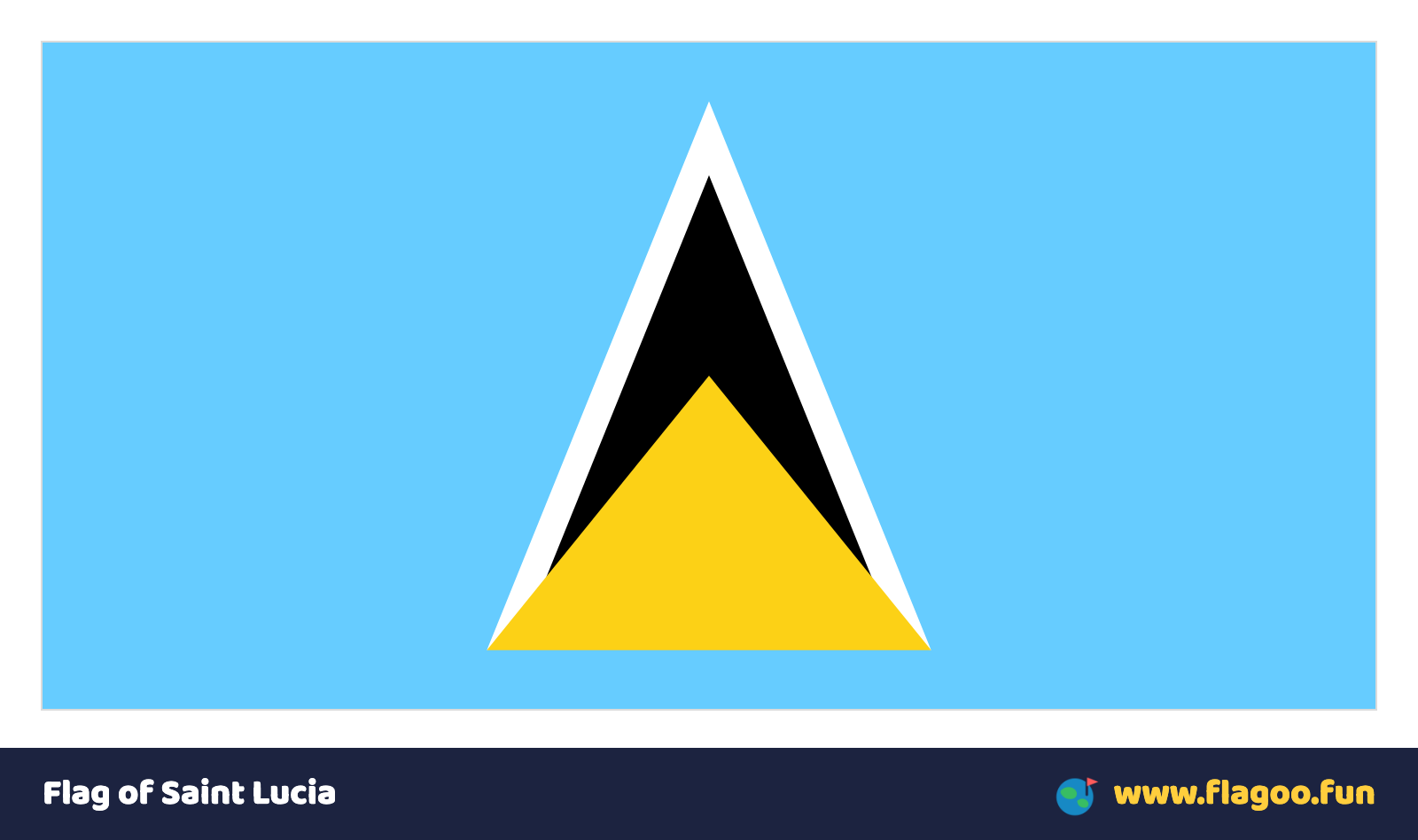 Flag of Saint Lucia