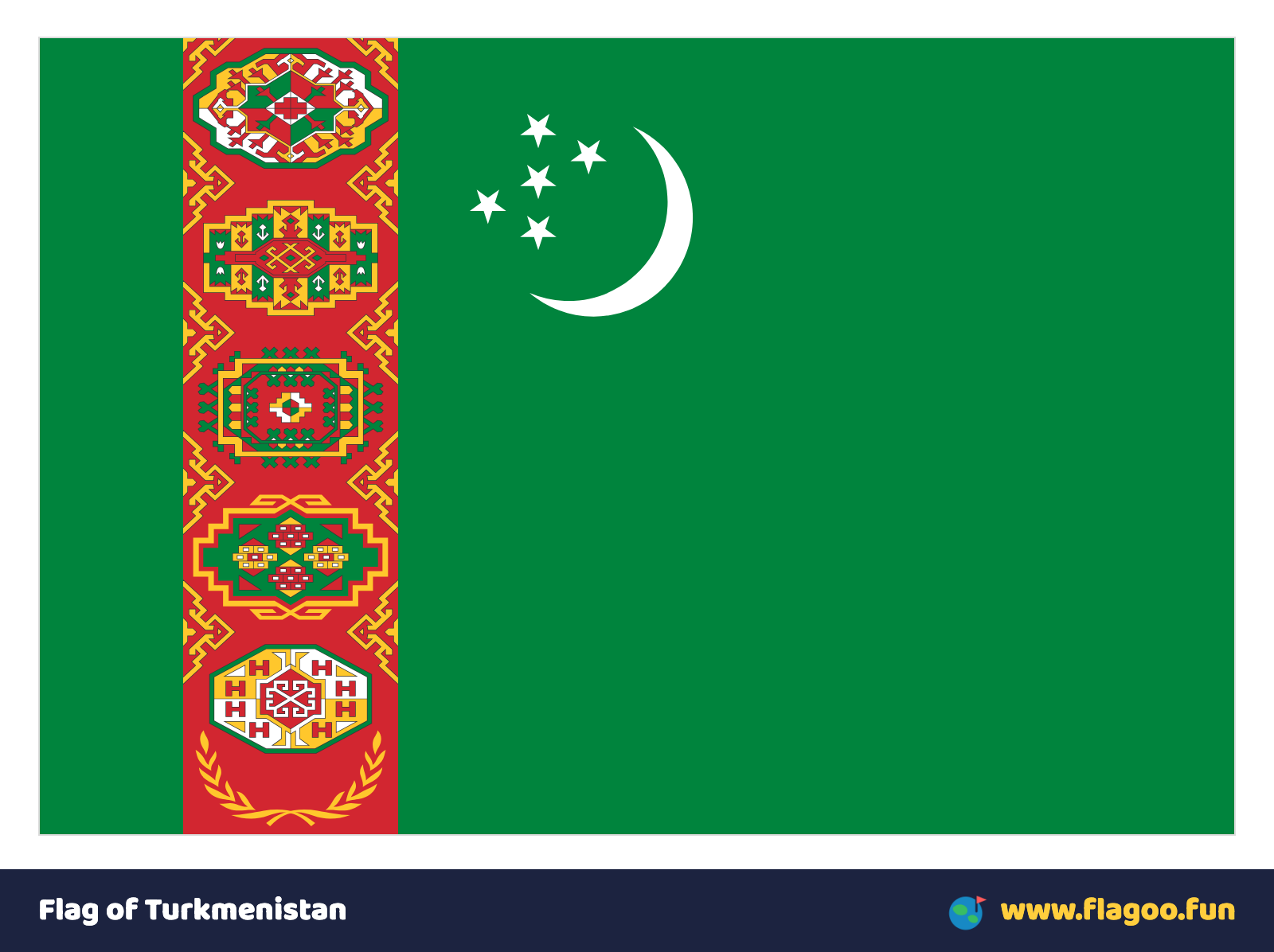Flag of Turkmenistan