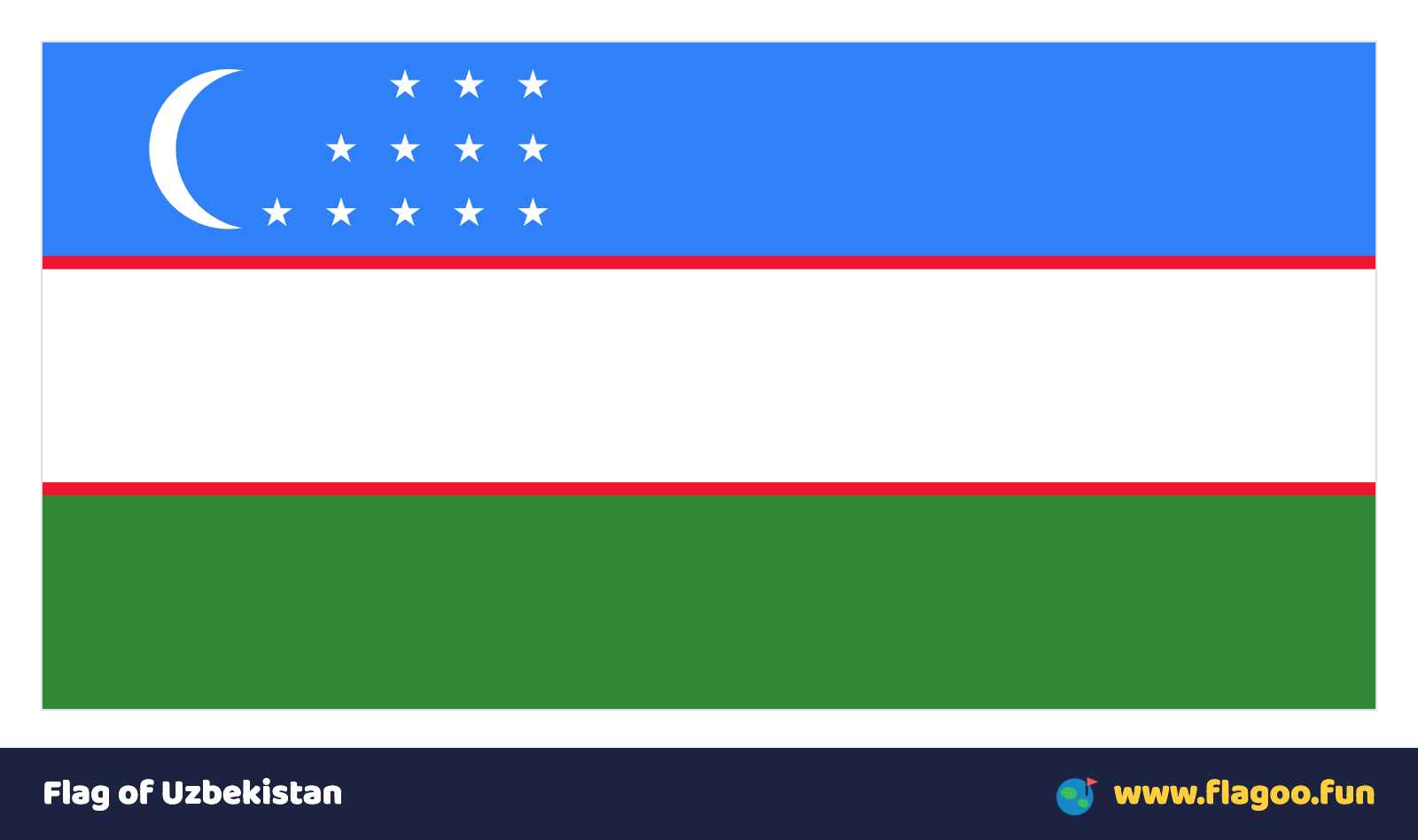 Flag of Uzbekistan